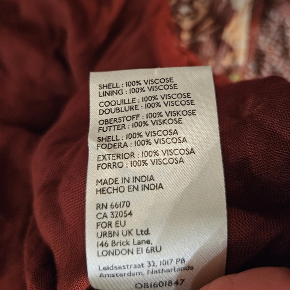 NWT Free People Floral Burgundy Dress - Size XS - Picture 14 of 16